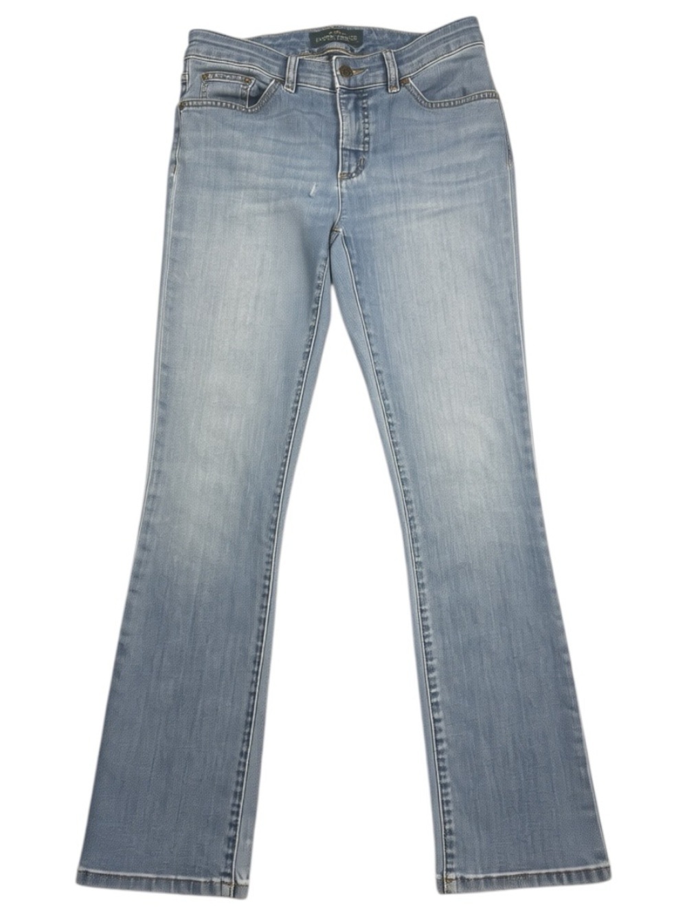 Ralph Lauren Size 4 Heritage Jean Straight Leg Light Wash Classic Designer